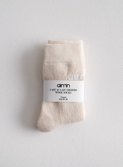 Café Au Lait Thermo Wool Socks