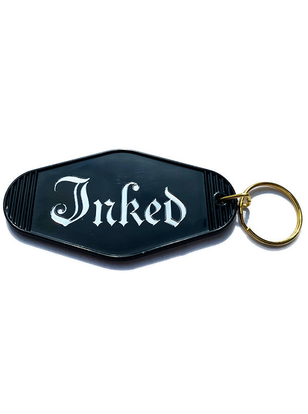 Inked Logo Motel Keychain